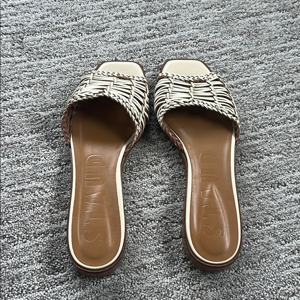 Brand new with tags women’s all leather slides